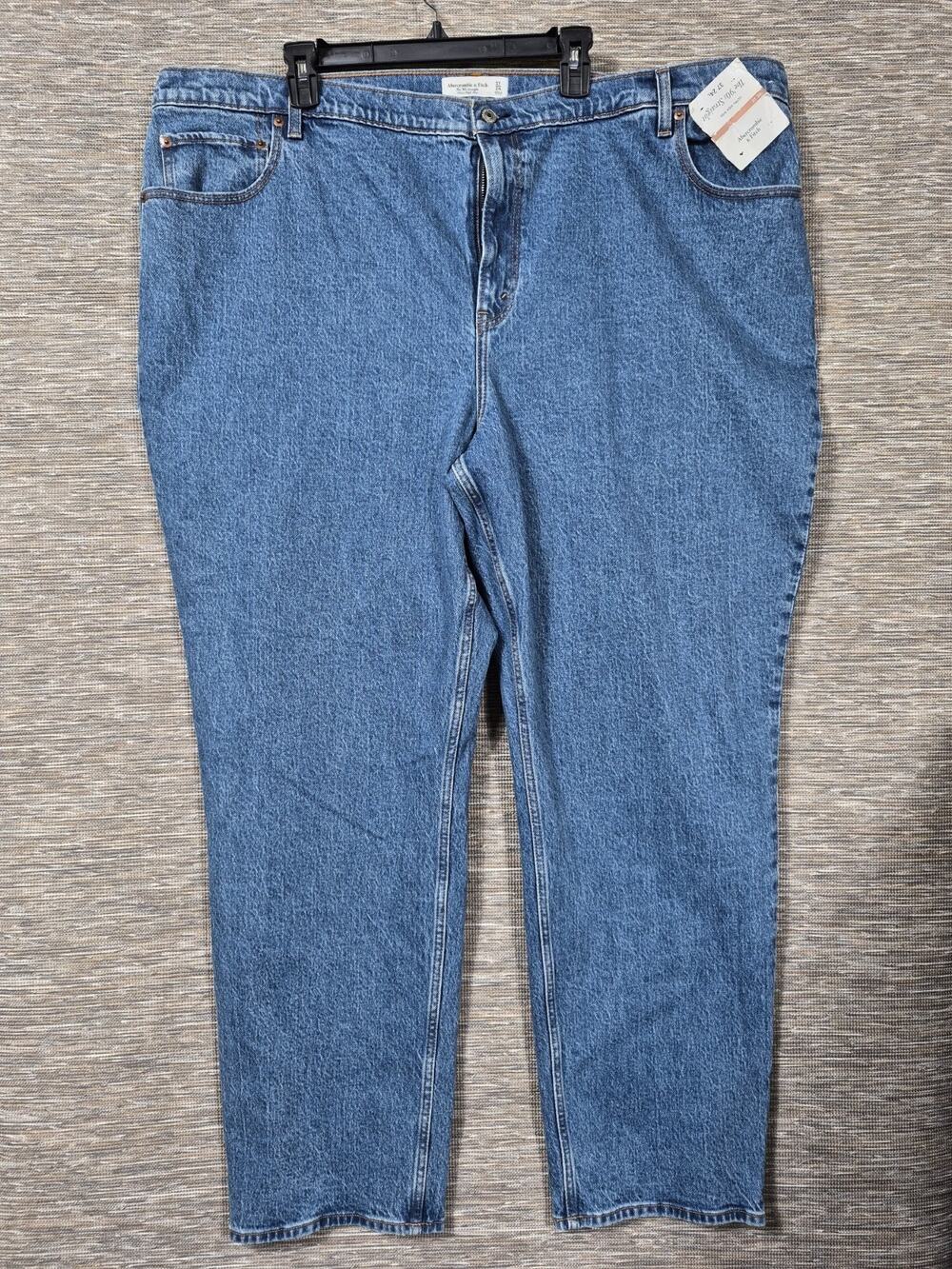 Abercrombie & Fitch The 90s Straight Ultra High Rise Jeans Womens Size 37 NEW